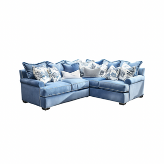 SoftTouch Azure Comfort Fabric Sectional